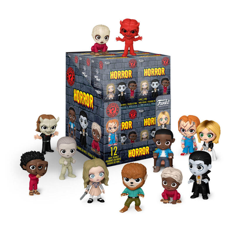 Pack De 12 Unidades - Figura Mystery Mini Universal Horror Surtido