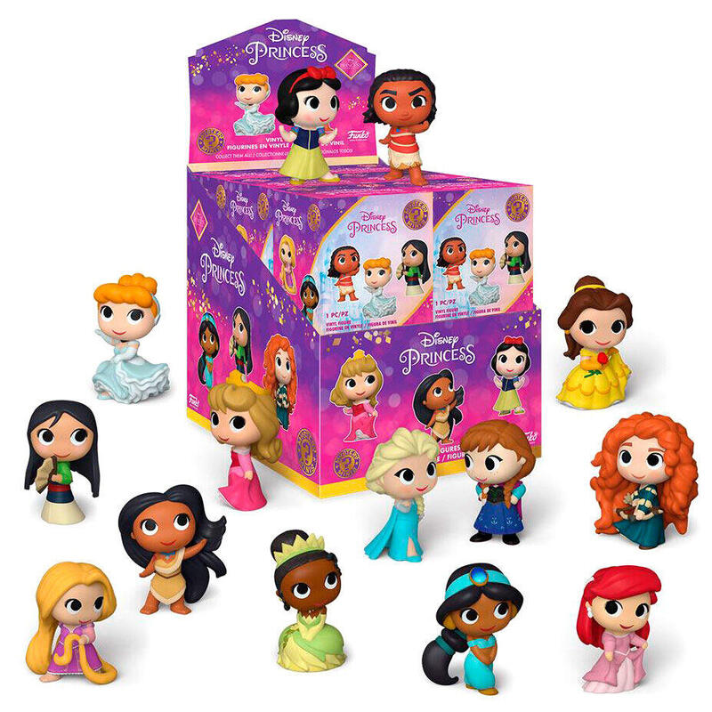 Pack De 12 Unidades - Figura Mystery Minis Disney Ultimate Princess