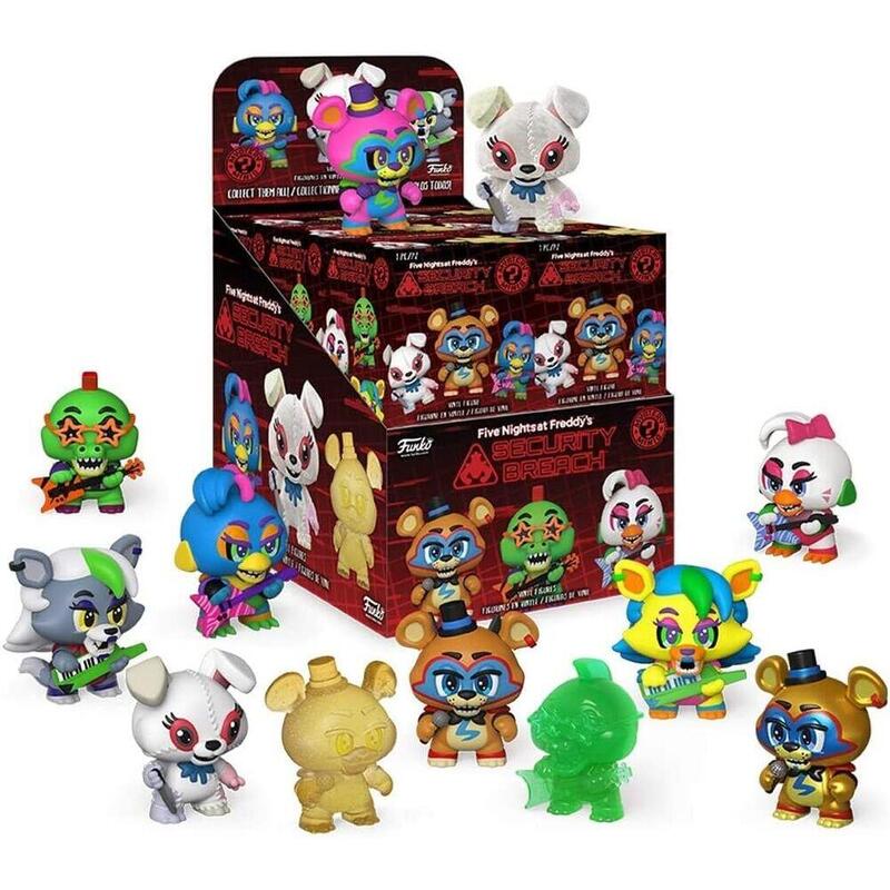Pack De 12 Unidades - Figura Mystery Minis Friday Night At Freddys Security Breach