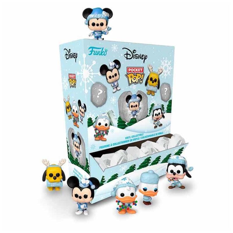 Pack De 12 Unidades - Figura Pocket Pop Mystery Disney Mickey And Friends Surtido