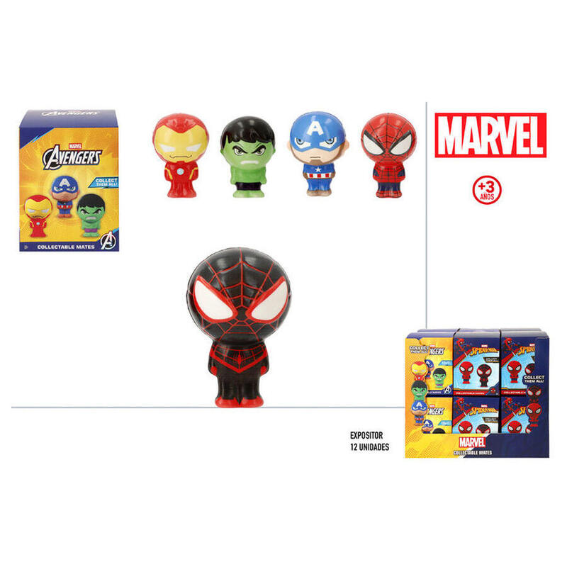 Pack De 12 Unidades - Figura Sorpresa Coleccionable Marvel Surtido