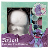 Pack De 12 Unidades - Figura Yeso Para Pintar Stitch Disney