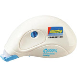 Pack De 12 Unidades Imedio Roller Compact Cinta Correctora 5mm X 10m - Rapido, Limpio Y Preciso - Sin Disolventes -
