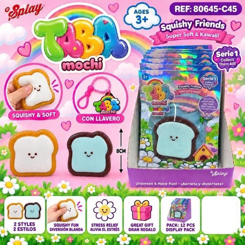 Pack De 12 Unidades - Juguete Antiestres Squishy Molde 8cm Surtido