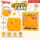 Pack De 12 Unidades - Juguete Antiestres Squishy Queso 13,5cm