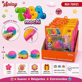 Pack De 12 Unidades - Juguete Antiestres Taba Mochi Ballena 5cm Surtido
