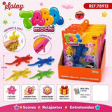Pack De 12 Unidades - Juguete Antiestres Taba Mochi Lagartija 14cm Surtido