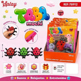 Pack De 12 Unidades - Juguete Antiestres Taba Mochi Mariquita 7cm Surtido