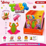 Pack De 12 Unidades - Juguete Antiestres Taba Mochi Rana 9cm Surtido