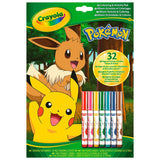 Pack De 12 Unidades - Libro Actividades + 7 Rotuladores Pokemon Crayola