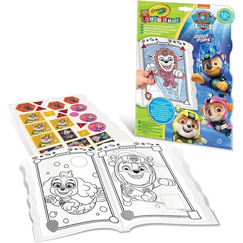 Pack De 12 Unidades - Libro Actividades Patrulla Canina Paw Patrol Crayola
