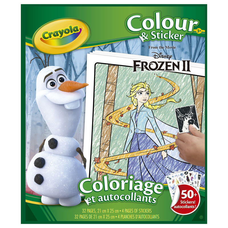 Pack De 12 Unidades - Libro Colorear & Pegatinas Frozen 2 Disney
