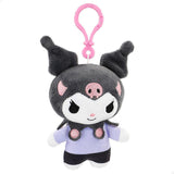 Pack De 12 Unidades - Llavero Peluche Kuromi Hello Kitty 12cm