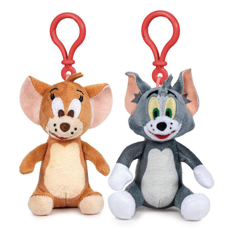 Pack De 12 Unidades - Llavero Peluche Tom & Jerry 10cm Surtido