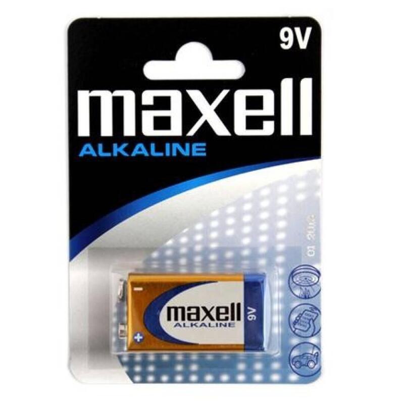 Pack De 12 Unidades Maxell Pila Alcalina 9v Lr61 Blister*1 12 Uds