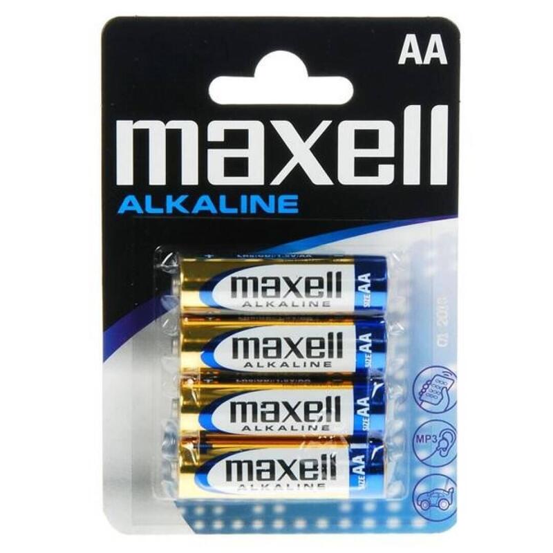 Pack De 12 Unidades Maxell Pila Alcalina Aa Lr6 Blister*4 12 Uds