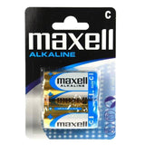 Pack De 12 Unidades Maxell Pila Alcalina C Lr14 Blister*2 12 Uds