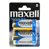 Pack De 12 Unidades Maxell Pila Alcalina D Lr20 Blister*2 12 Uds