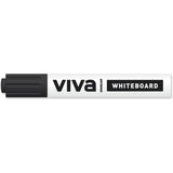 Pack De 12 Unidades Molin Viva Rotulador Para Pizarra Blanca - Punta Redonda De Fibra Sintetica - Trazo 3mm - Tinta Con