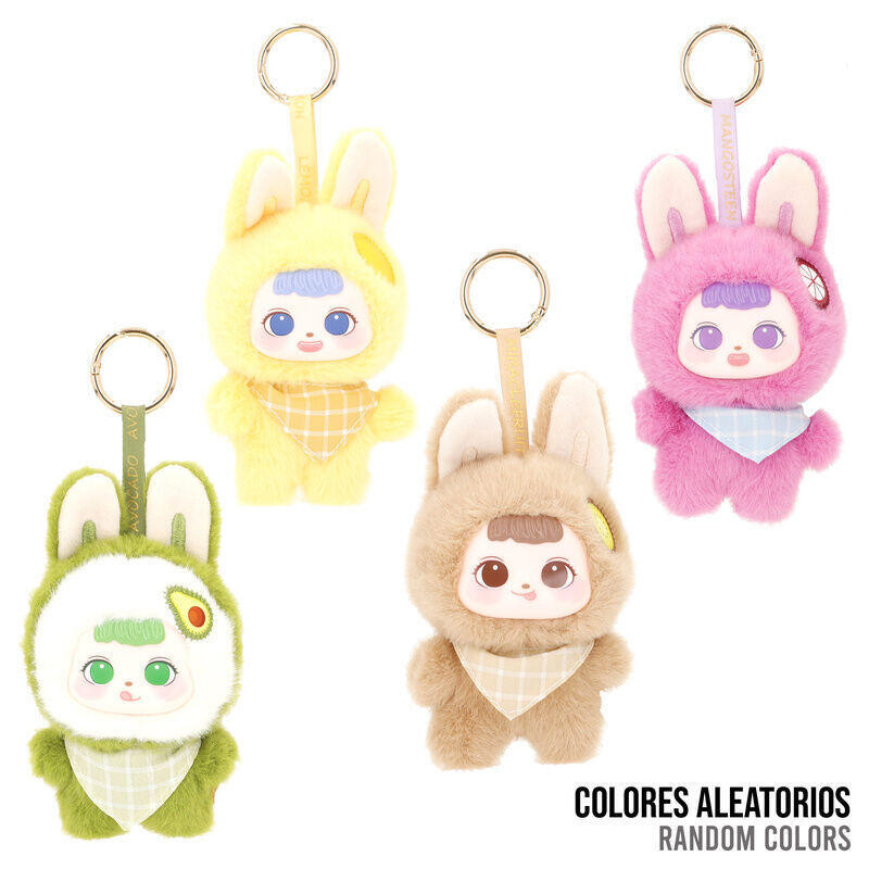Pack De 12 Unidades - Muñeco Llavero Peluche Baby Kawaii Bunny Shui Guo 14cm Surtido