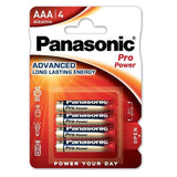 Pack De 12 Unidades Panasonic Pro Power Pila Alcalina Aaa Lr03 Blister*4 12 Uds