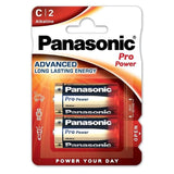 Pack De 12 Unidades Panasonic Pro Power Pila Alcalina C Lr14 Blister*2 12 Uds