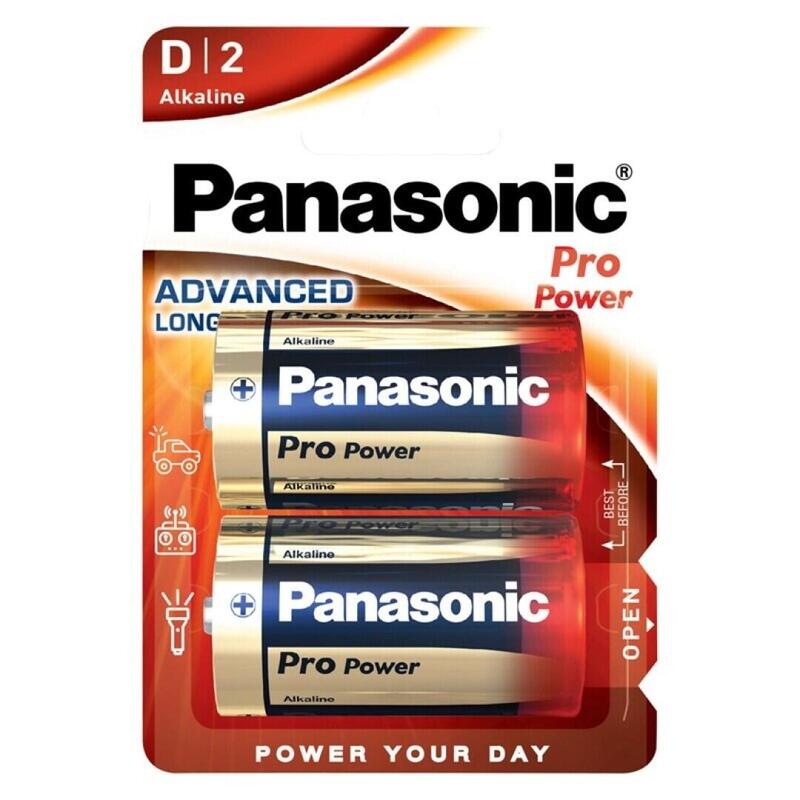 Pack De 12 Unidades Panasonic Pro Power Pila Alcalina D Lr20 Blister*2 12 Uds