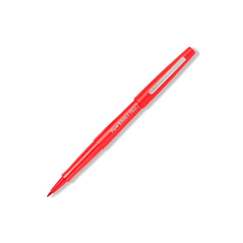 Pack De 12 Unidades Paper Mate Rotulador Flair M Punta De Fibra 1,1mm Rojo