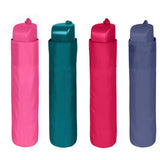 Pack De 12 Unidades - Paraguas Plegable Manual Colores Lisos 54cm Surtido