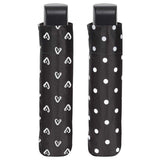 Pack De 12 Unidades - Paraguas Plegable Manual Negro Blanco 54cm Surtido