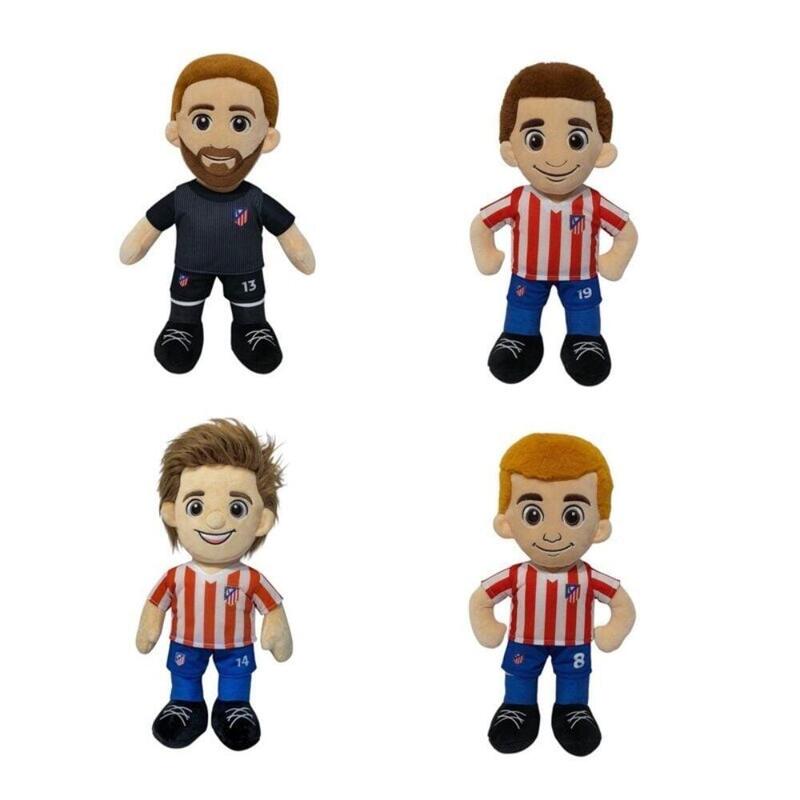 Pack De 12 Unidades - Peluche Jugador Atletico De Madrid 25cm Surtido