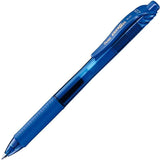 Pack De 12 Unidades Pentel Energel X Boligrafo De Bola Retractil - Punta 0.7mm - Trazo 0.35mm - Tinta Gel - Recargable - Grip De Agarre - 50% De Materiales Reciclados - Color Azul