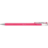 Pack De 12 Unidades Pentel Mattehop Boligrafo De Bola - Punta 1mm - Trazo 0.5mm - Tinta De Gel Opaca - Fabricado Con