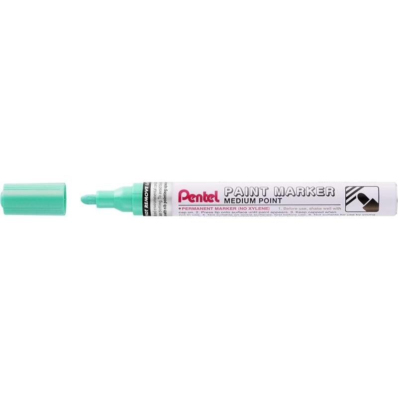Pack De 12 Unidades Pentel Paint Marker Marcador De Pintura - Punta Media 4.5mm - Permanente En Todas Las Superficies -