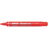 Pack De 12 Unidades Pentel Pen N50 Rotulador Permanente - Punta De 4.3mm - Resistente A Agua Y Luz - Rojo