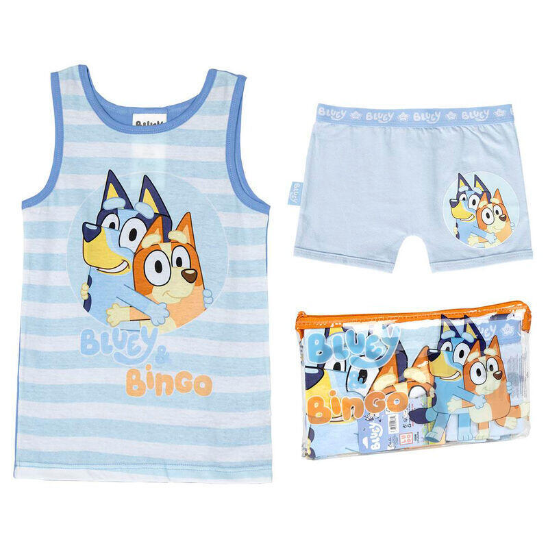 Pack De 12 Unidades - Pijama + Neceser Bluey