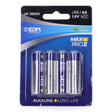 Pack De 12 Unidades - Pila Alkalina Power Life Aa - Lr06 1,5v Ø14,5 X 50,5 Mm, Blister 4 Uds