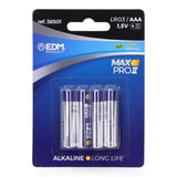 Pack De 12 Unidades - Pila Alkalina Power Life Aaa - Lr03 1,5v Ø10,5 X 44,5 Mm, Blister 4 Uds