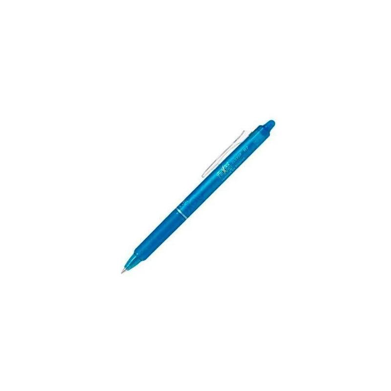 Pack De 12 Unidades Pilot Boligrafo Borrable Frixion Clicker Azul Claro