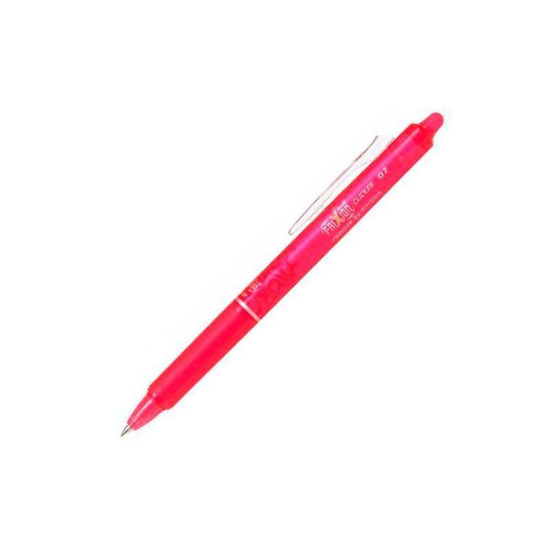 Pack De 12 Unidades Pilot Boligrafo Borrable Frixion Clicker Rosa