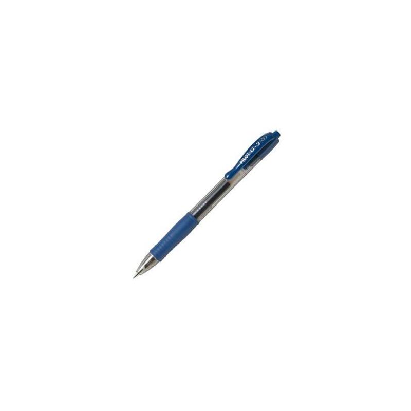 Pack De 12 Unidades Pilot Bolígrafo Tinta De Gel G-2 0.7 Retráctil Azul
