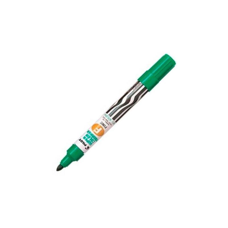 Pack De 12 Unidades Pilot Marcador Permanente Sca-F Recargable Verde