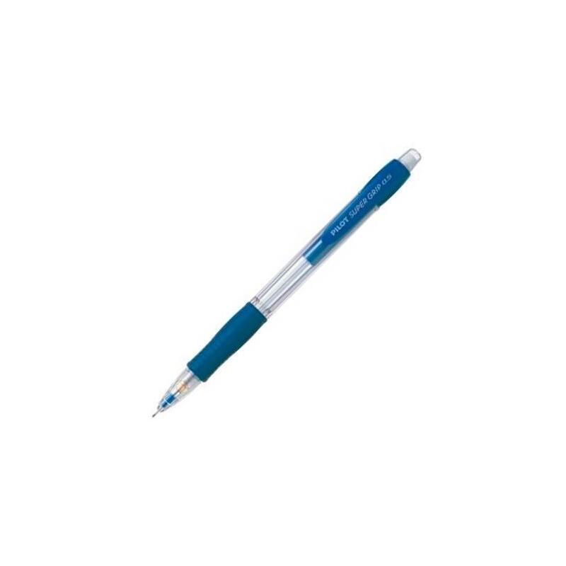 Pack De 12 Unidades Pilot Portaminas H-185 Supergrip 0.5 Con Goma Azul