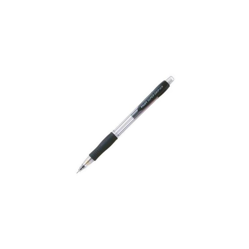 Pack De 12 Unidades Pilot Portaminas H-185 Supergrip 0.5 Con Goma Negro