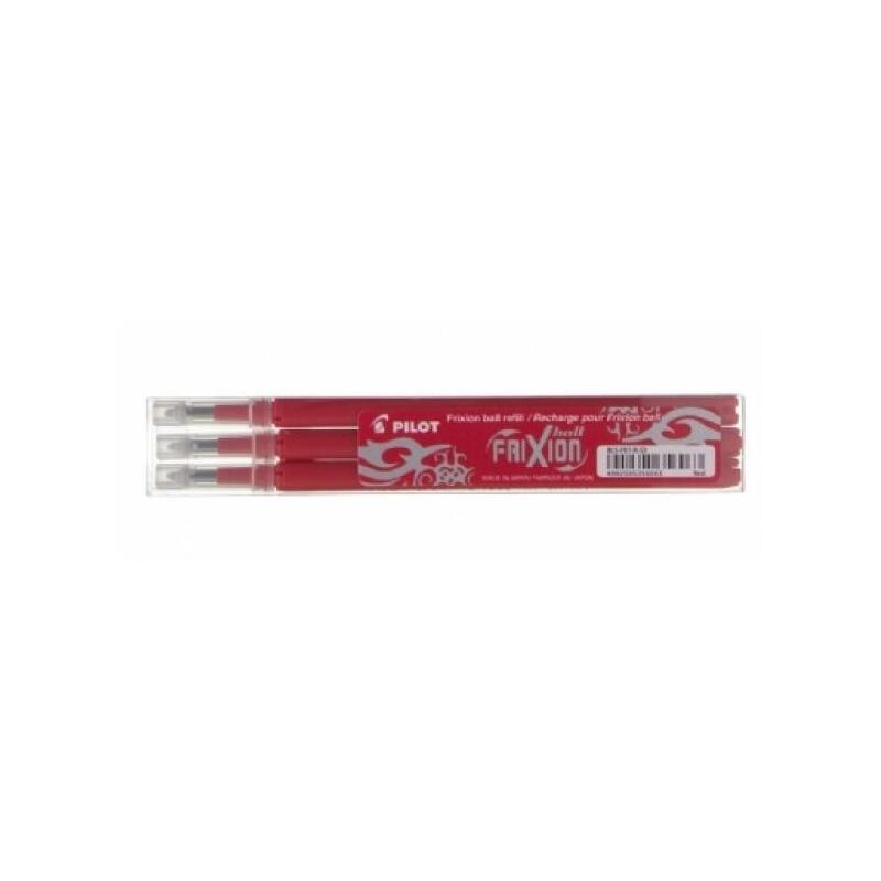 Pack De 12 Unidades Pilot Recambio Bolígrafo Frixion 0.7 Rojo Pack 3 Ud