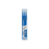 Pack De 12 Unidades Pilot Recambio De Gel Borrable Para Frixion Ball / Frixion Clicker - Pack De 3 Unidades - Punta De Bola Redonda 0.7mm - Trazo 0.4mm - Color Azul
