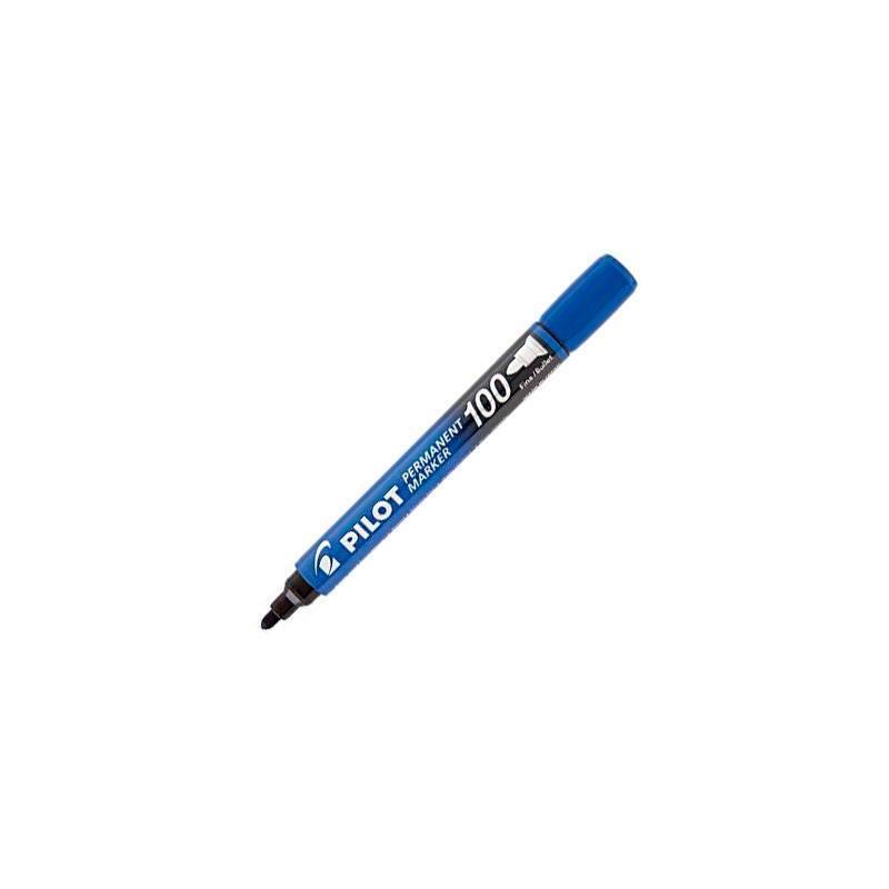 Pack De 12 Unidades Pilot Rotulador Permanente Sca-100 Azul