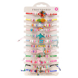 Pack De 12 Unidades - Pulsera Boho Playa Personajes Surtido
