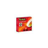 Pack De 12 Unidades Scotch Magic Cinta Supertransparente Crystal 600 19x66  Caja Individual (7100027400, Sistituye 600/196n)