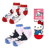 Pack De 12 Unidades - Set 2 Pares Calcetines Kuromi Hello Kitty Adulto